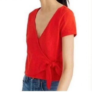 Madewell Red Cross cross top medium
